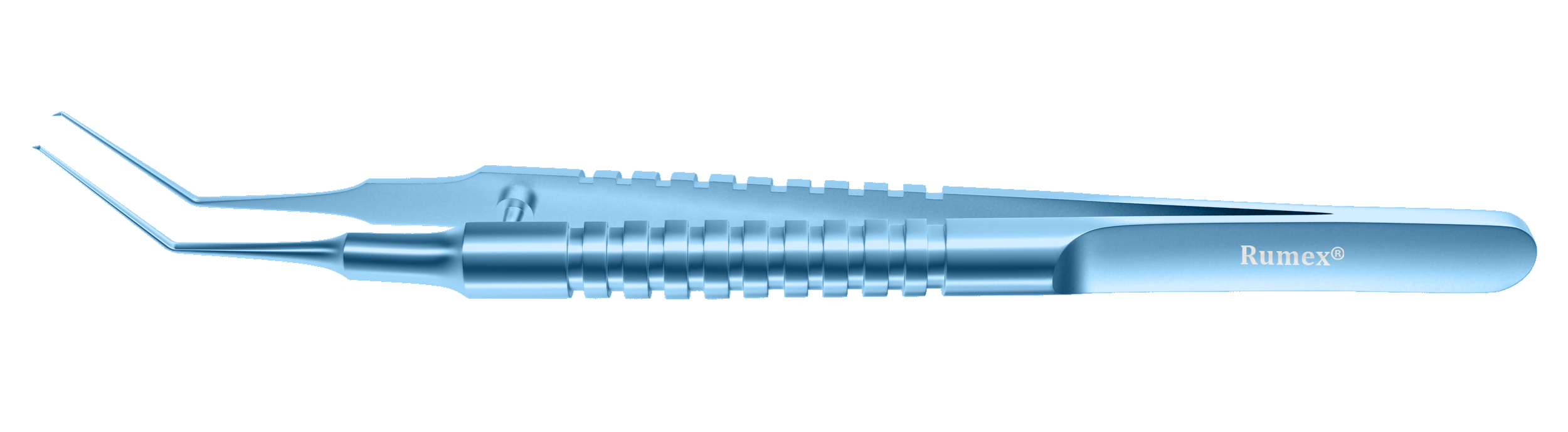 202R 4-031T Utrata Capsulorhexis Forceps, Regular Tips, 11.50 mm Straight Jaws, Round Handle, Length 110 mm, Titanium