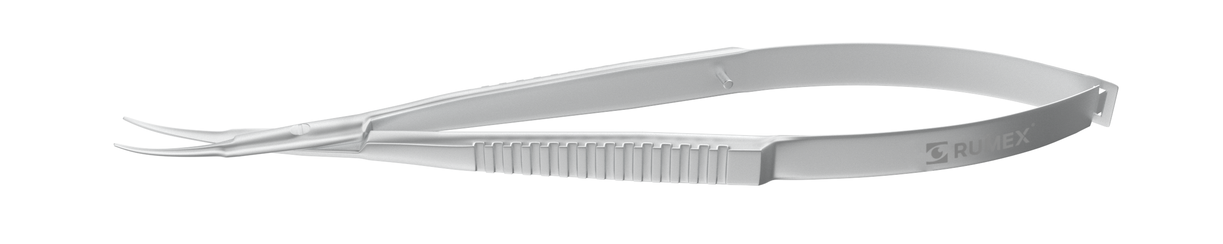 386R 11-013S Osher Universal Corneal Scissors, Blunt Tips, Gently Curved, 13.00 mm Blades, Length 120 mm, Stainless Steel