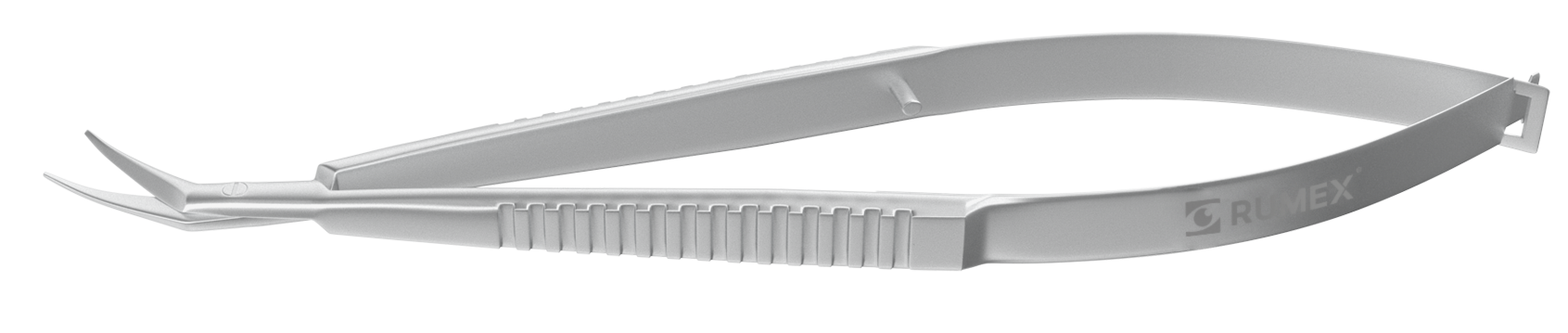 218R 11-0241S Castroviejo Corneal Section Scissors, Left, 11.50 mm Blades, Lower Blade 0.50 mm Longer, Length 106 mm, Stainless Steel
