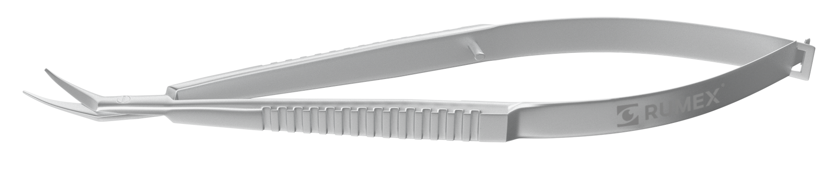236R 11-024S Castroviejo Corneal Section Scissors, Right, 11.50 mm Blades, Lower Blade 0.50 mm Longer, Length 106 mm, Stainless Steel