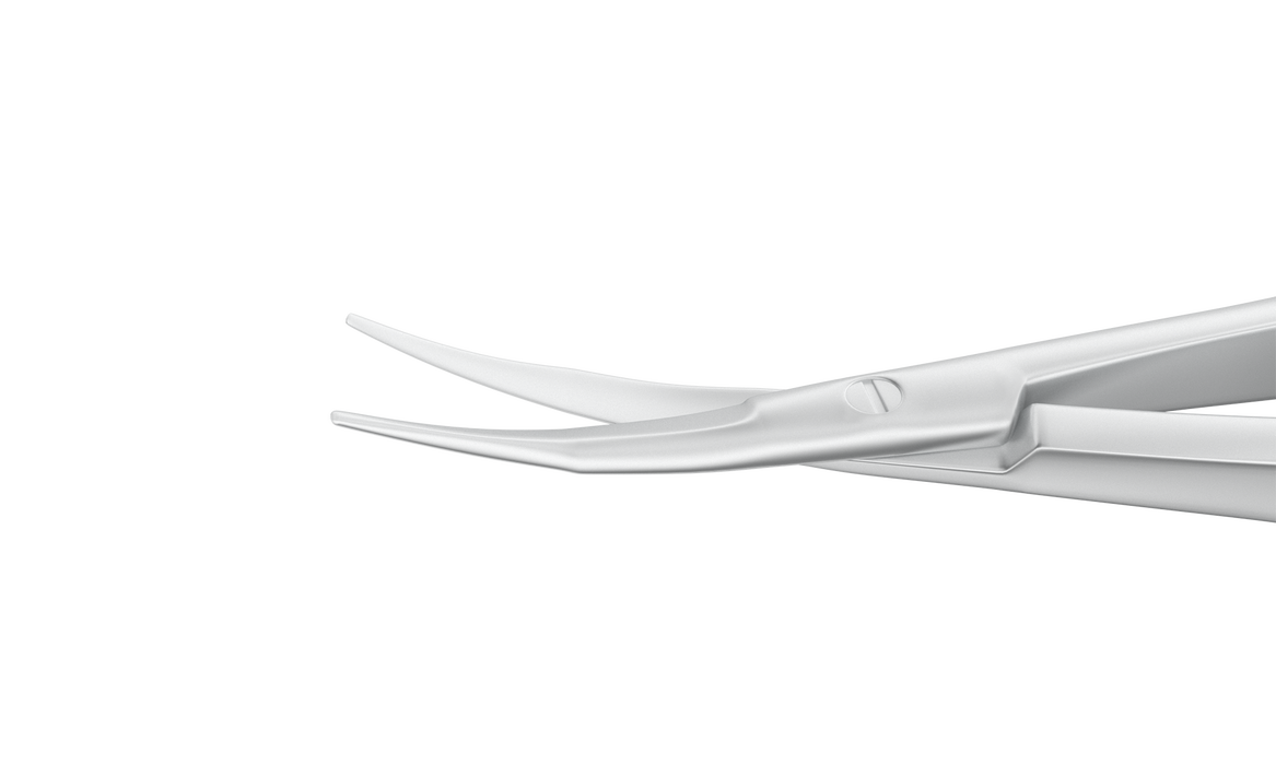 042R 11-042S Westcott Curved Tenotomy Scissors, Blunt Tips, 16.00 mm Blades, Flat Handle, Length 120 mm, Stainless Steel