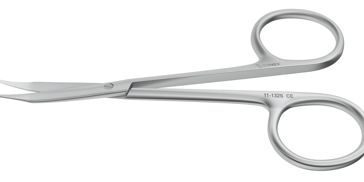 11-132S Stevens Tenotomy Scissors, Curved, Blunt Tips, Length 115
