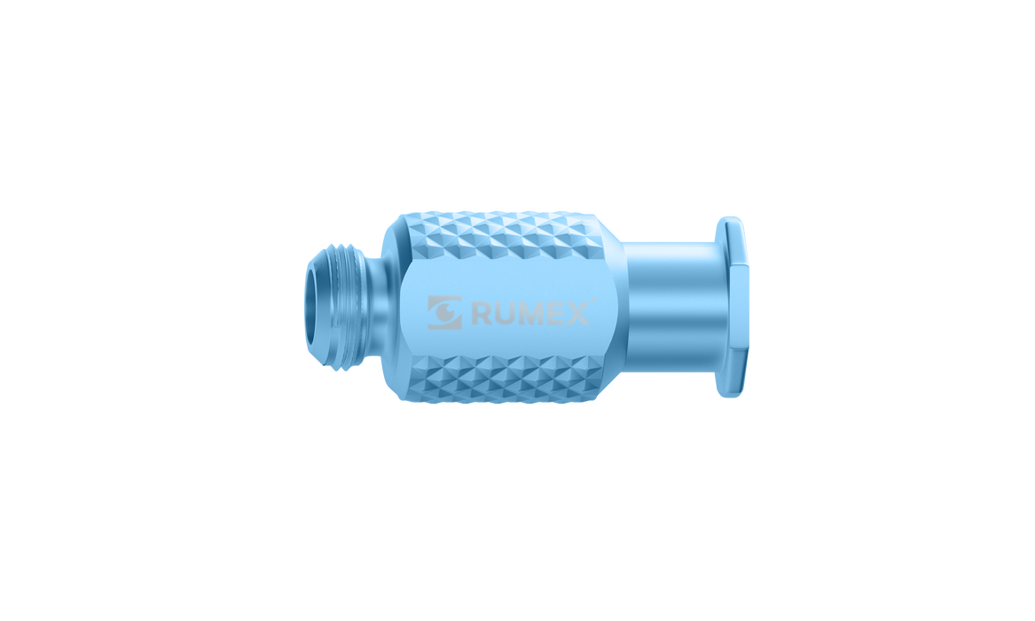 691R 12-000T Flushing Adapter for Vitreoretinal and Microincisional Tips, Titanium