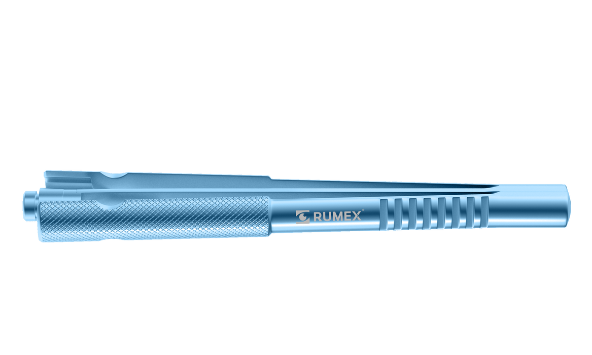001R 12-003T Vitreoretinal Instrument Handle, Squeeze Model, Two Fingers Control, Titanium