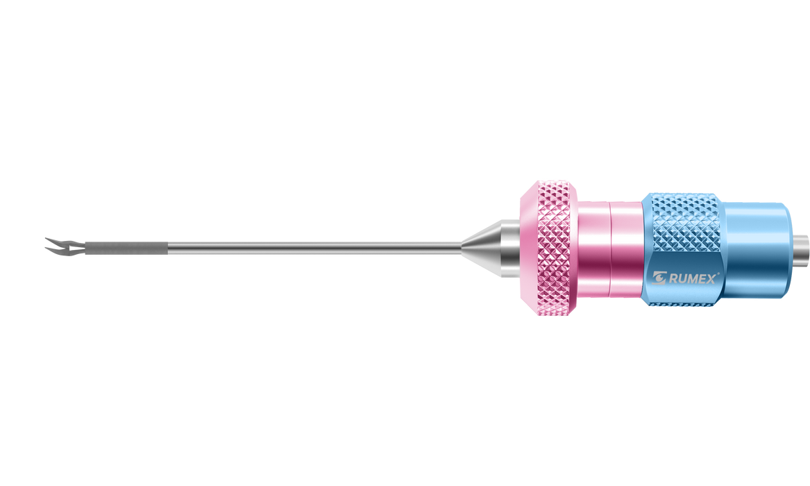 786R 12-2085 Angled Horizontal Vitreoretinal Scissors, 45°, Short Blades, 20 Ga, Tip Only