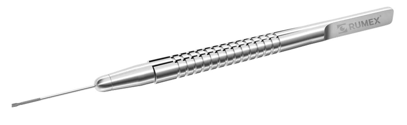 999R 12-420-25D Disposable Asymmetrical End-Grasping Forceps, 25 Ga, Stainless Steel, 6 per Box