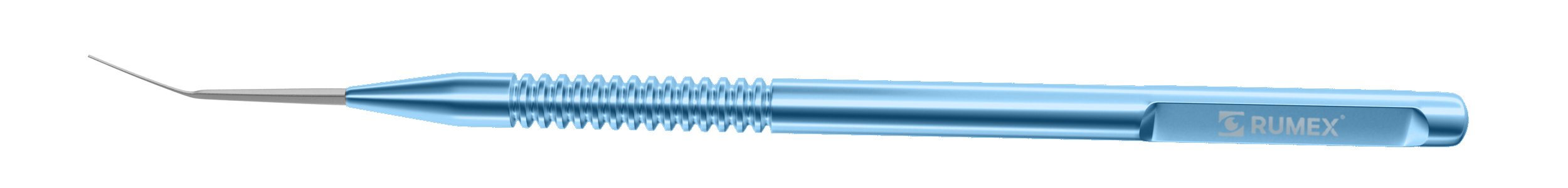 389R 13-014 Straight Spatula, 1.00 mm Wide, 13.00 mm Long, Length 122 mm, Round Titanium Handle