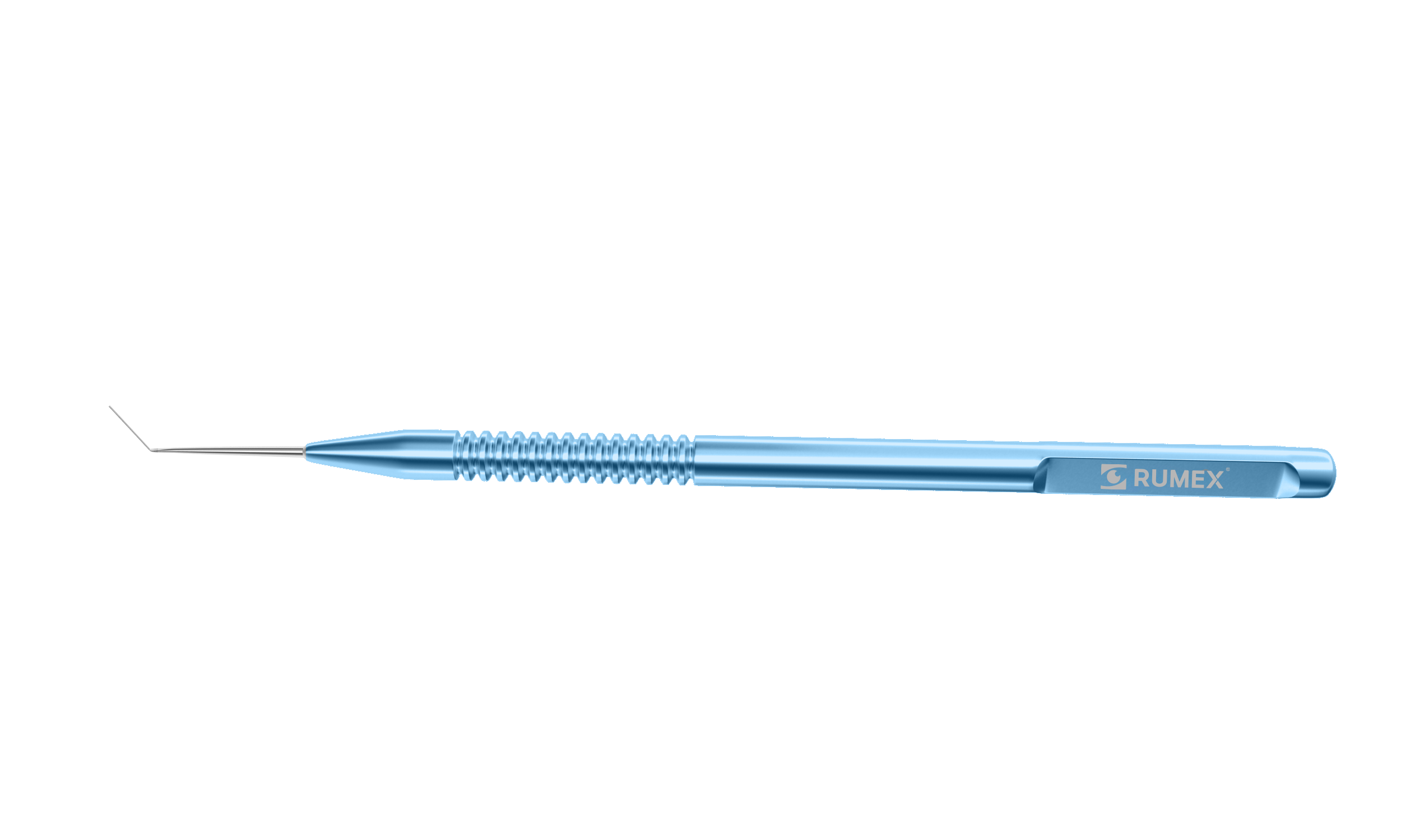 999R 13-147 Bicalto Guide, Blunt Tip,  Angled, Length 121 mm, Round Titanium Handle