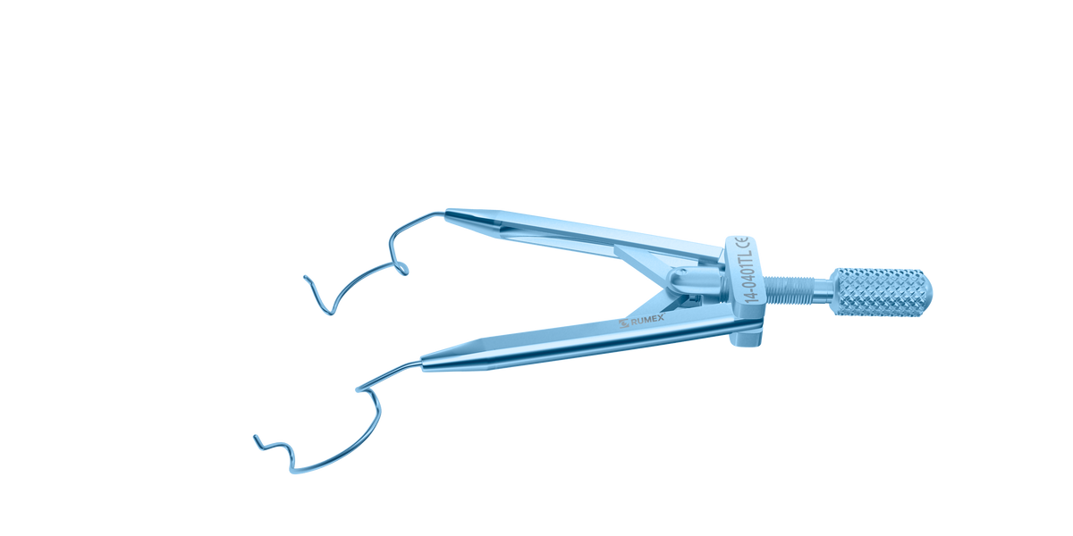 4dimensions 2mm タッパ 14-0401TL Lieberman Temporal Speculum, 14.00 mm Rounded Open