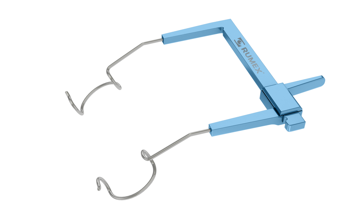 580R 14-052T Slade- Murdoch Speculum, Temporal, Parallel Retraction Design, 14.00 mm Open Blades, Length 54 mm