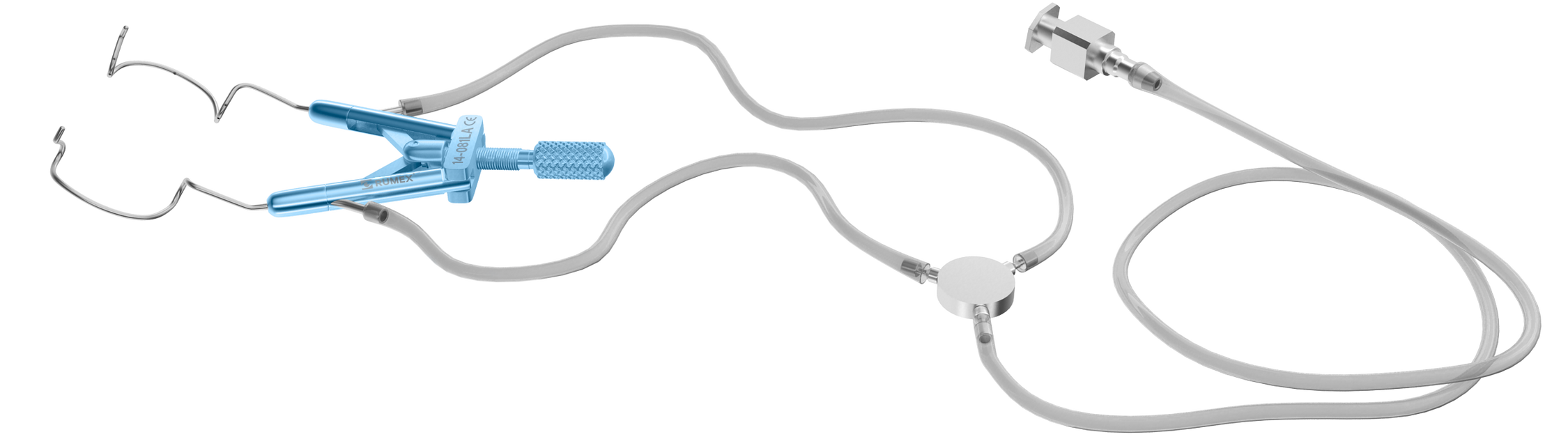 14-081LA Lieberman Nasal Speculum with Aspiration, Adult Size