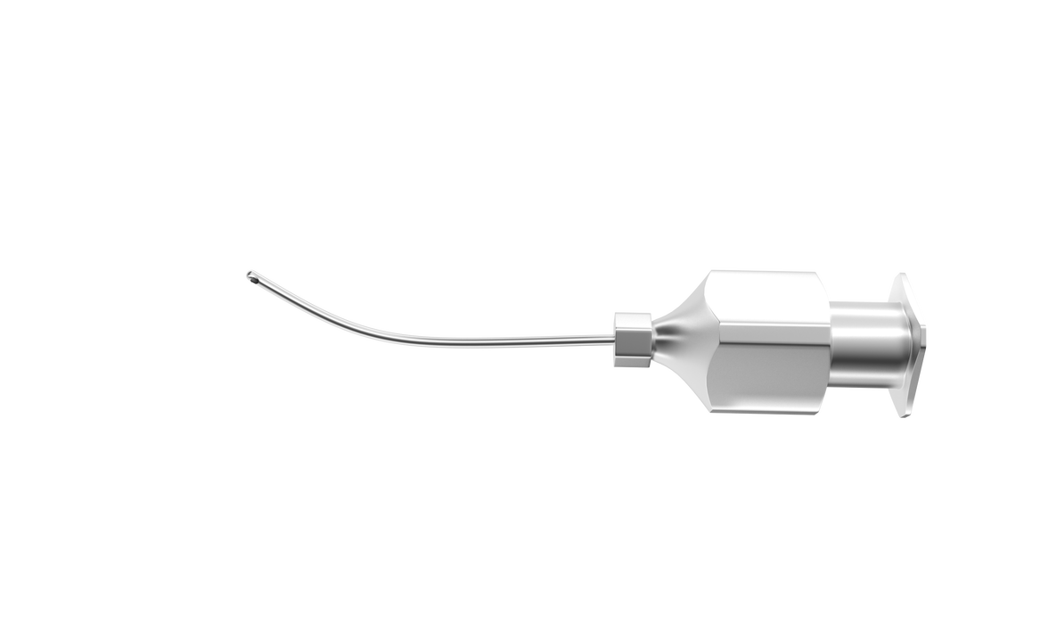 712R 15-009 Sub-Tenon's Anesthesia Cannula (Para), Curved, 19 Ga x 25 mm, 0.30 mm Side-Port