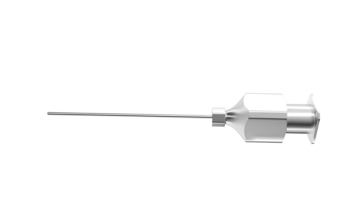 999R 15-049-23 Irrigating Cannula, Straight Blunt Tip, Polished, 23 Ga x 25 mm
