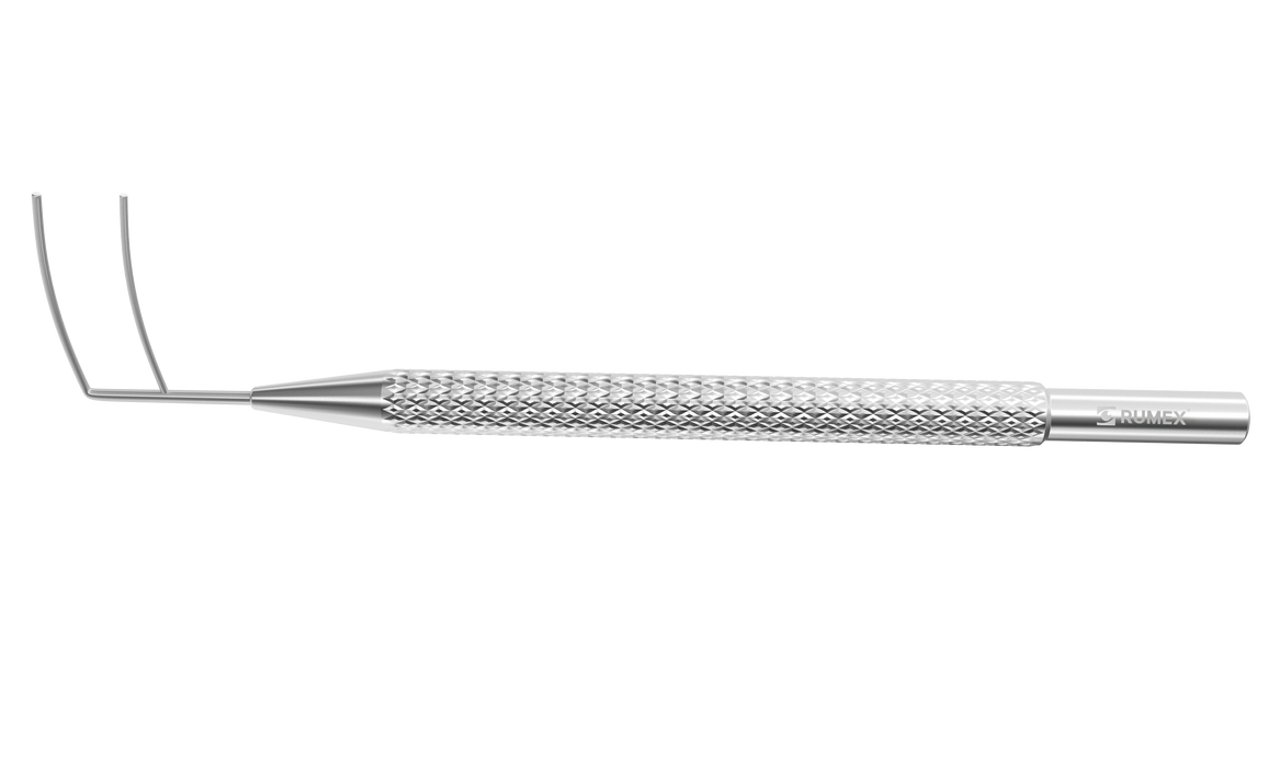 530R 16-012S Harms Trabeculotome, Left, 9 mm Long Pointed Tips with 3.00 mm Spread, Length 51 mm, Stainless Steel