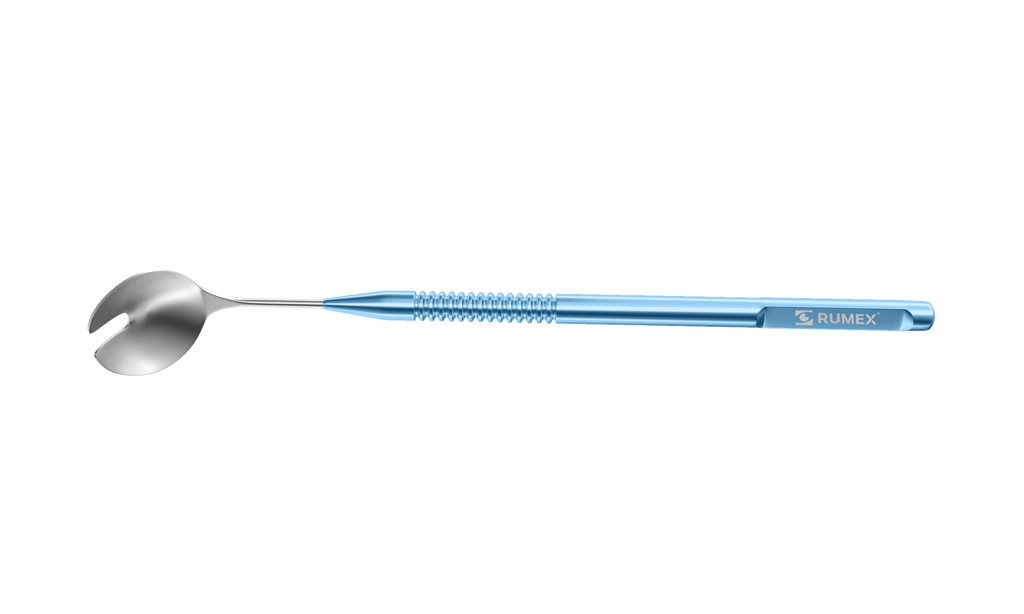 16-060 Wells Enucleation Spoon, Length 145 mm, Round Titanium