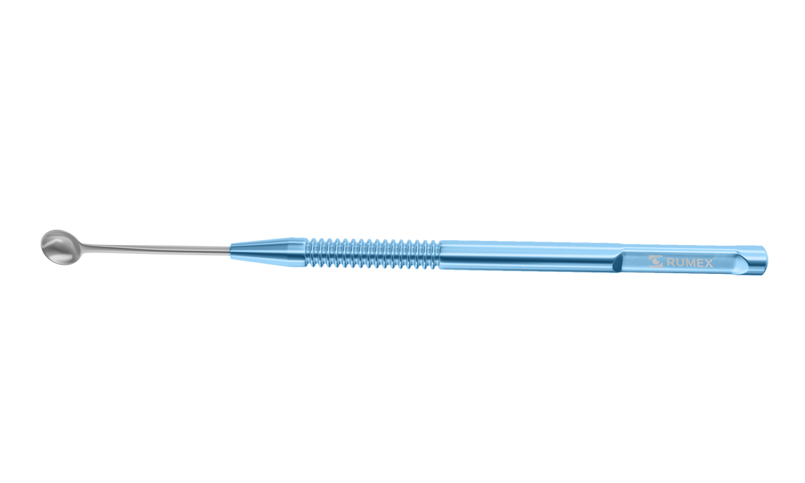 444R 16-061 Bunge Evisceration Spoon, Small, Length 137 mm, Round Titanium Handle