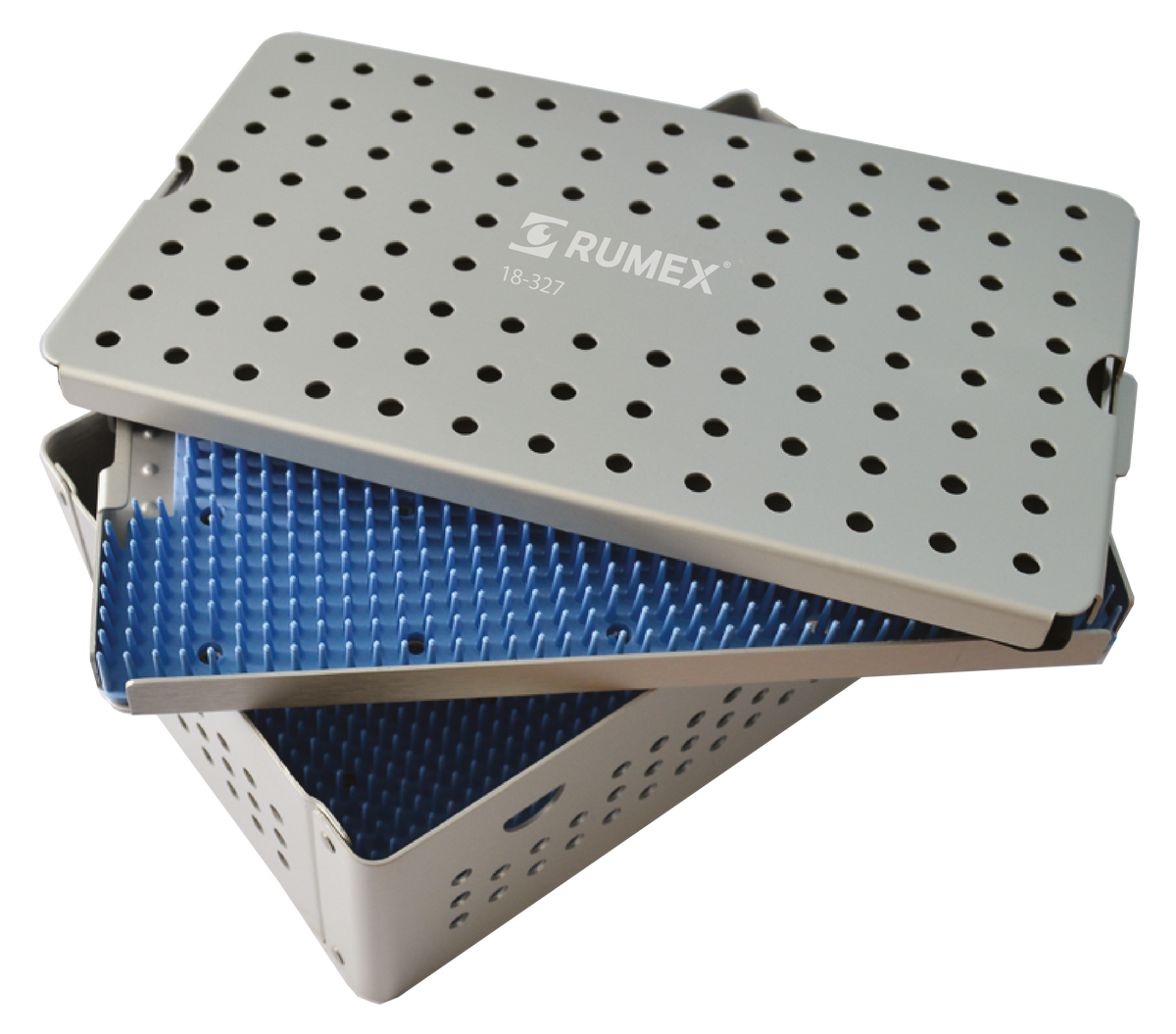 18-327 Aluminum Sterilization Tray with Silicone Mat, Double Level, 260 ...