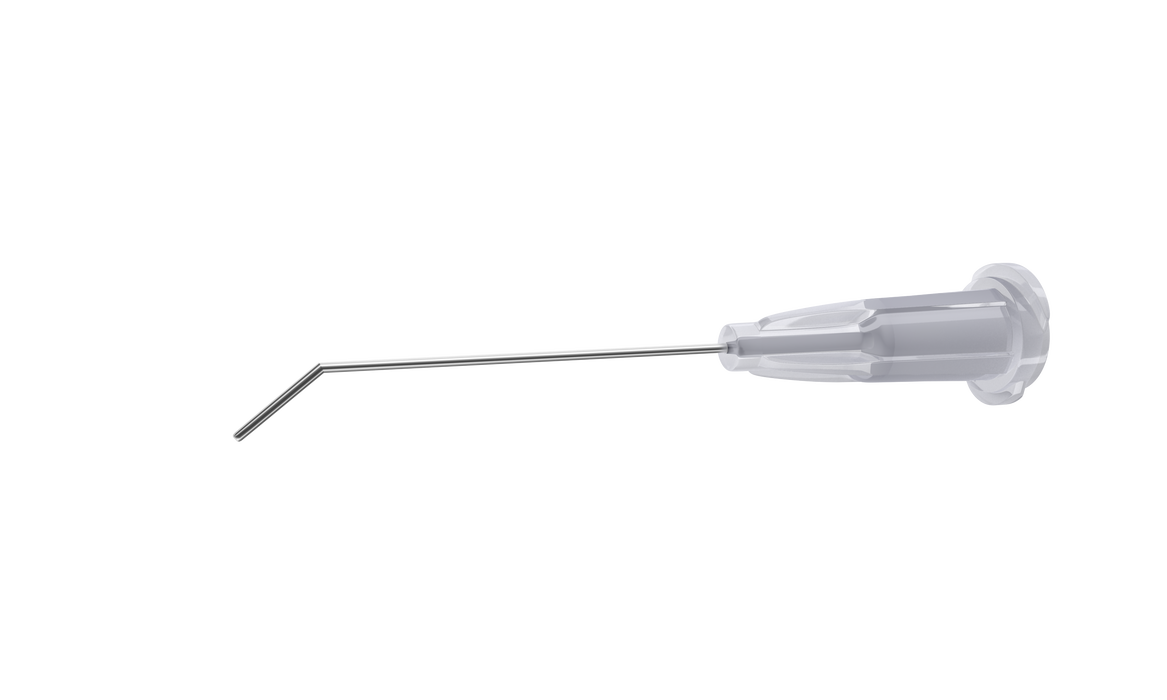 999R 21-R2030 Rycroft Anterior Chamber Cannula, 30 Ga x 22 mm, 4 mm Angled Tip, Disposable, 10 per Box