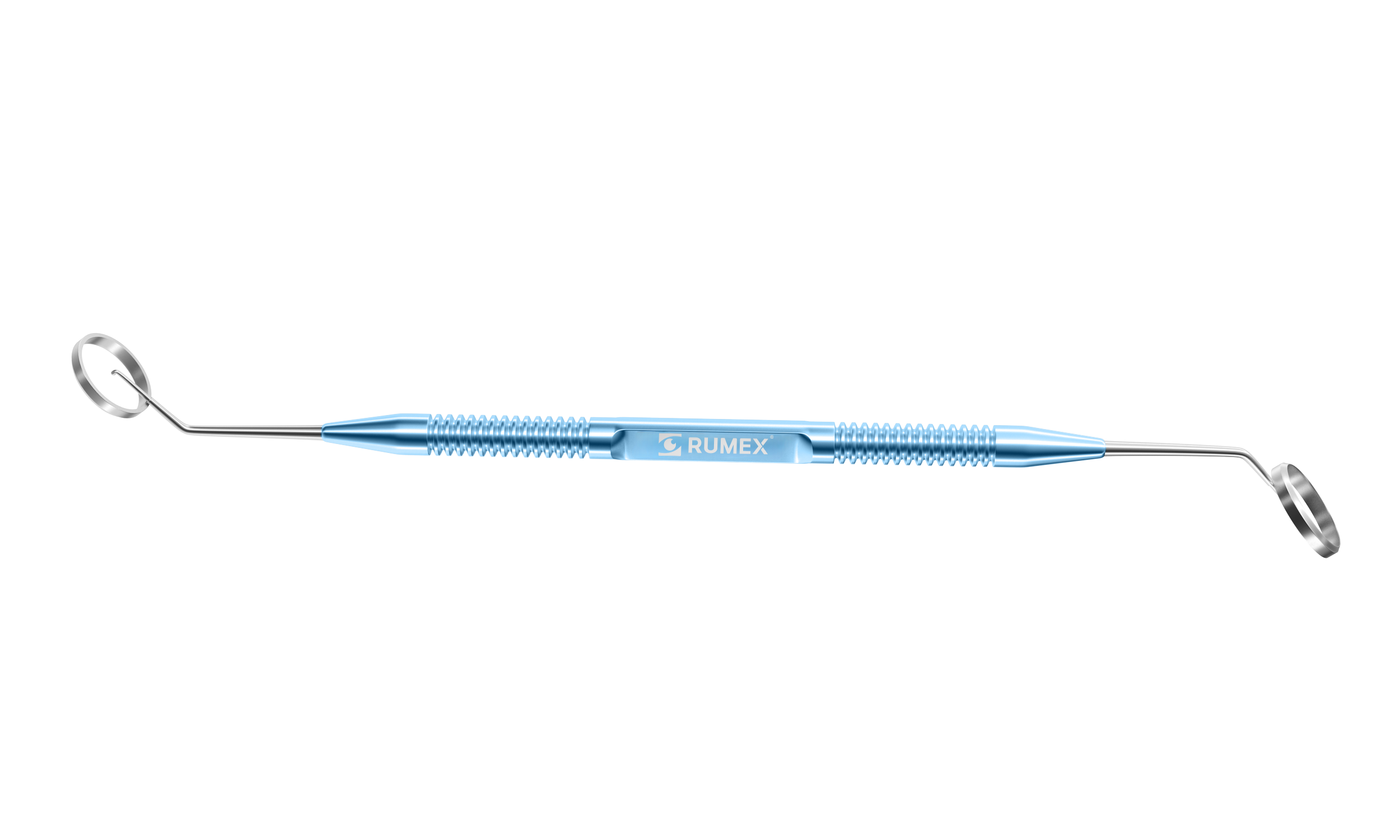 999R 3-0231 Abdullayev Corneal Marker for Keratoplasty, Double-Ended (10.00 mm and 11.00 mm Diameters), with Central Marking Point, Length 146 mm, Round Titanium Handle