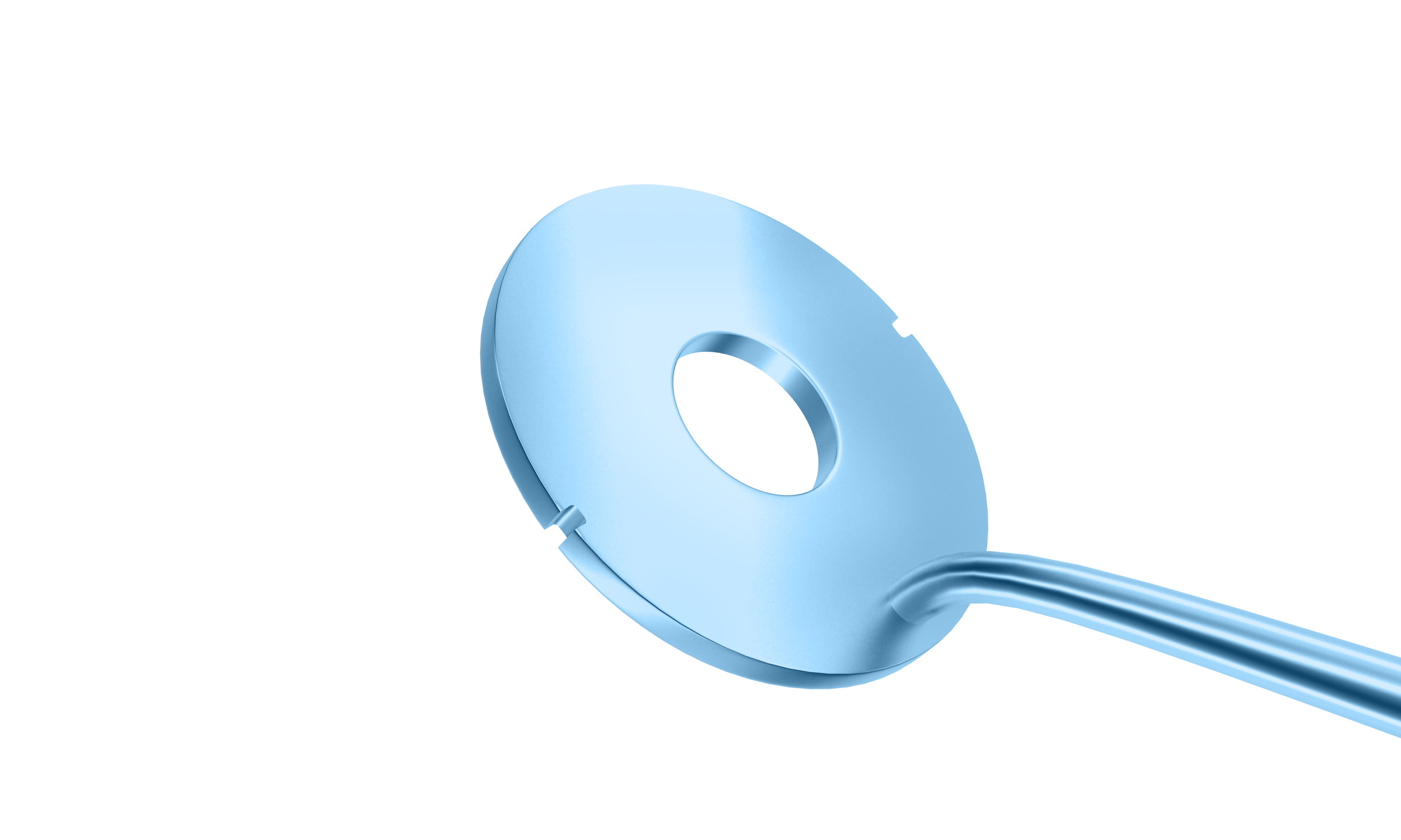 999R 3-143T Tunnel Zone Marker, 4.00/6.00 mm Diameter, 40° Angled to Handle, Length 127 mm, Titanium