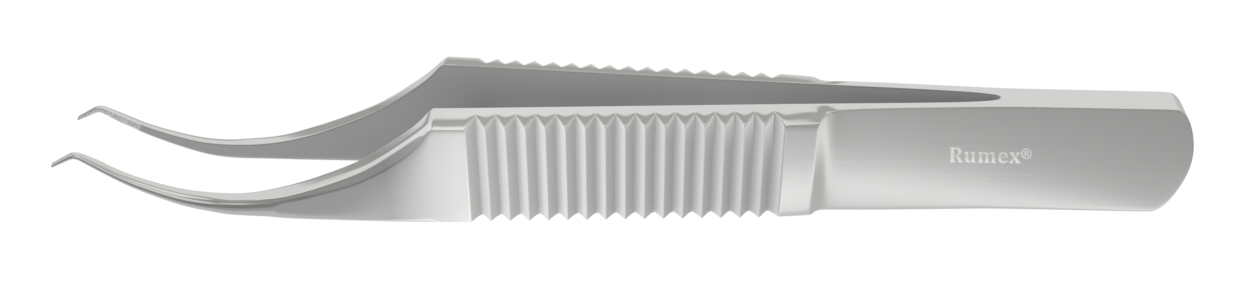 999R 4-0504S Colibri-Bonn Corneal Forceps, 0.12 mm, 1x2 Teeth, Flat Handle, Length 77 mm, Stainless Steel