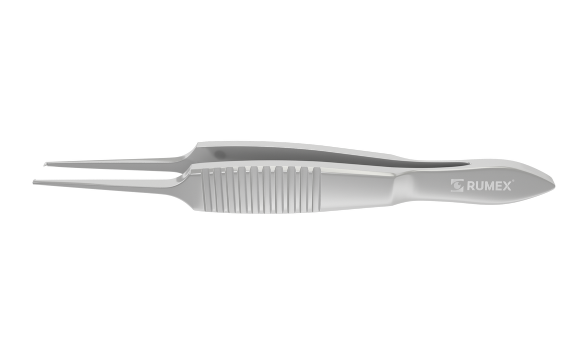119R 4-0607S Bishop-Harmon Suturing Forceps, 0.30 mm, 1x2 Teeth, 5.00 mm Tying Platform, Length 87 mm, Stainless Steel