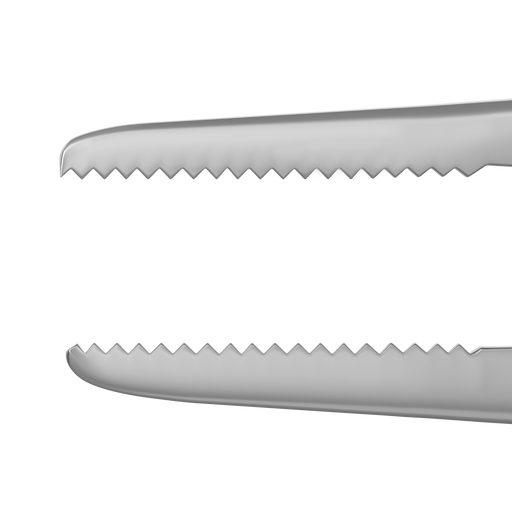 Castroviejo Nähzange 4, 0,5mm, 1x2 Zähne – Hautchirurgische Pinzette