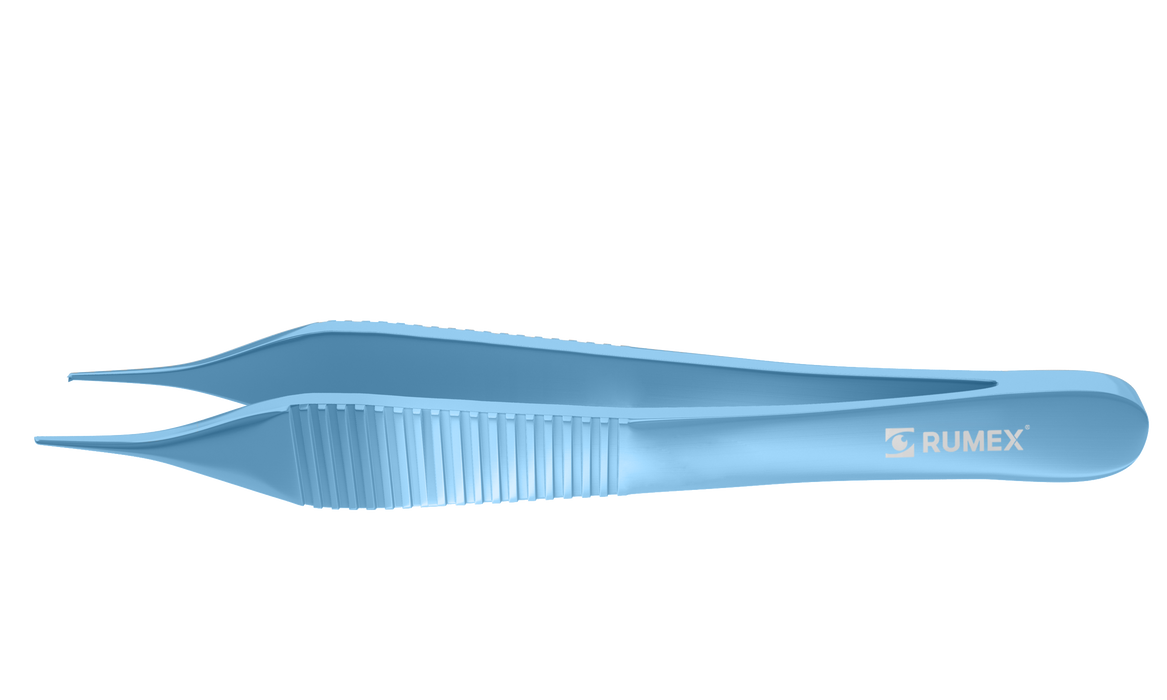 419R 4-0741T Adson Fixation Forceps, 0.50 mm, 1x2 Teeth, Length 124 mm, Titanium