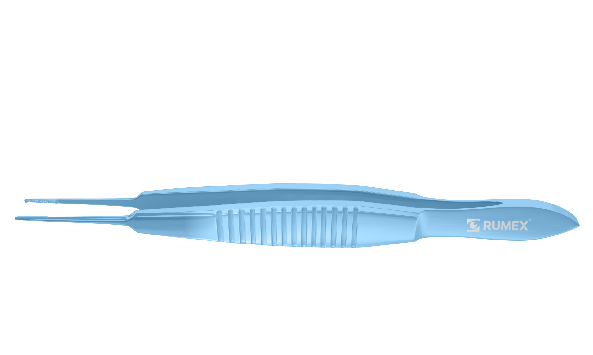 197R 4-0822T Castroviejo Fixation Forceps, 0.50 mm, 1x2 Teeth, without Tying Platform, Length 109 mm, Titanium