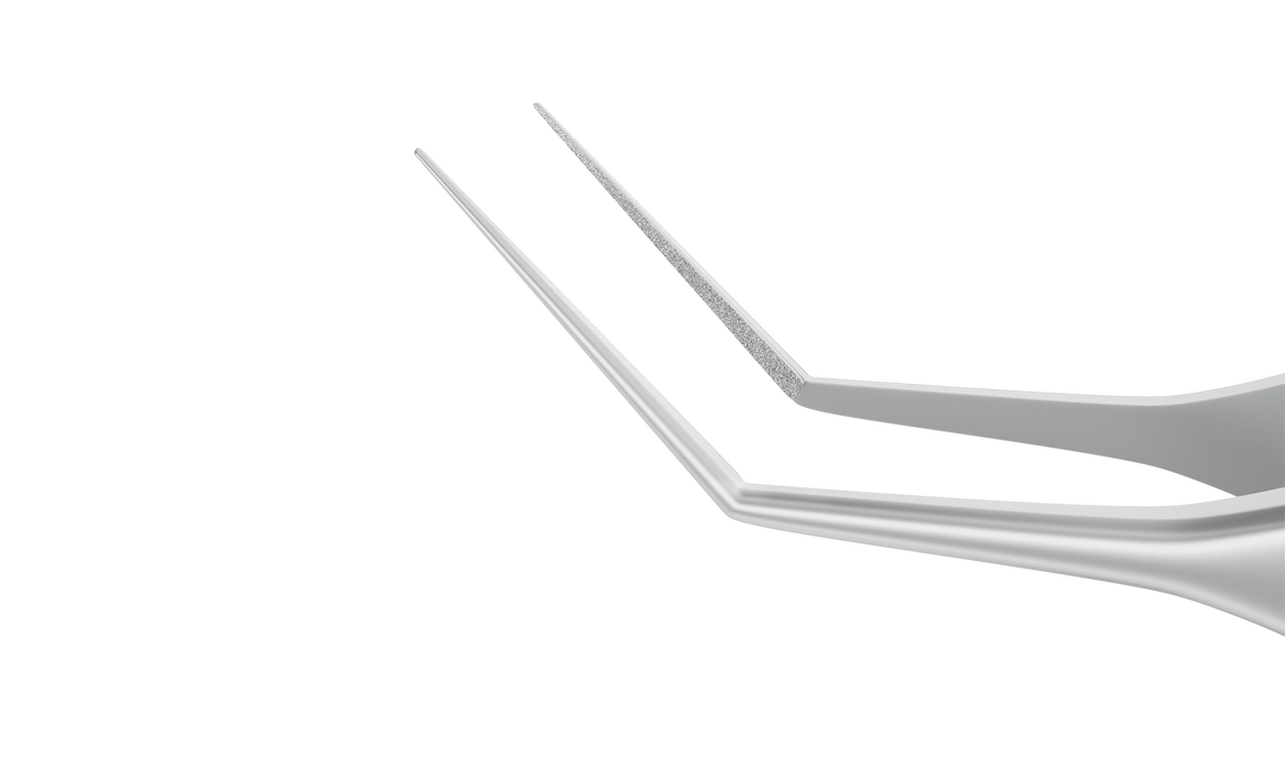 999R 4-175S McPherson Angled Tying Forceps, 10.00 mm Tying Platform, Length 104 mm, Stainless Steel