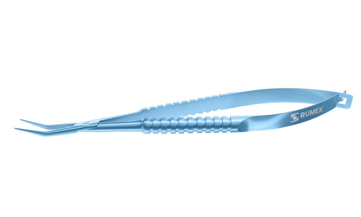366R 4-2019T Corneal Donor Insertion Forceps, Round Handle, Length 125 mm, Titanium