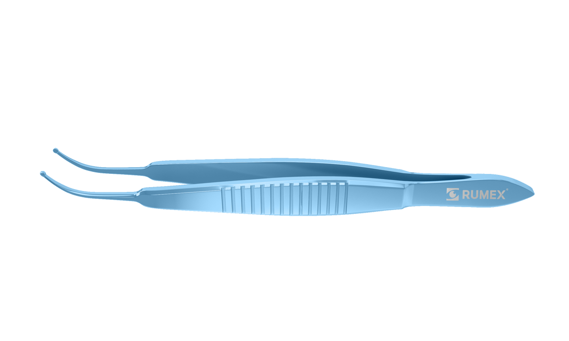 289R 4-2206T LASIK Flap Forceps, Curved, Length 108 mm, Titanium