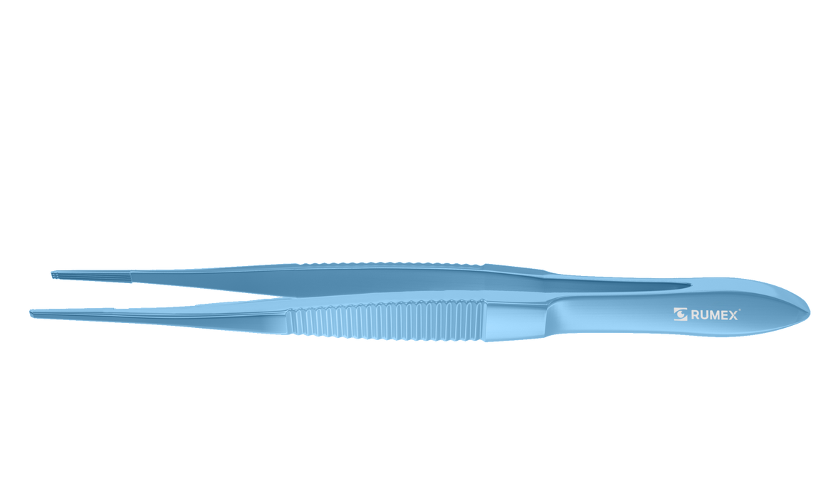 134R 4-2300T Bonaccolto Utility Forceps, Flat Handle, 15.00 mm Atraumatic Serrations, Length 100 mm, Titanium