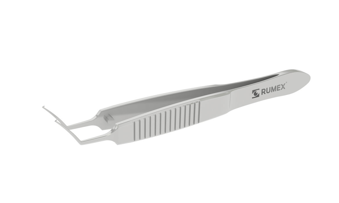 548R 4-246S Florakis Endothelial Forceps, Reversed Tips, Angled 75°, Length 103 mm, Stainless Steel