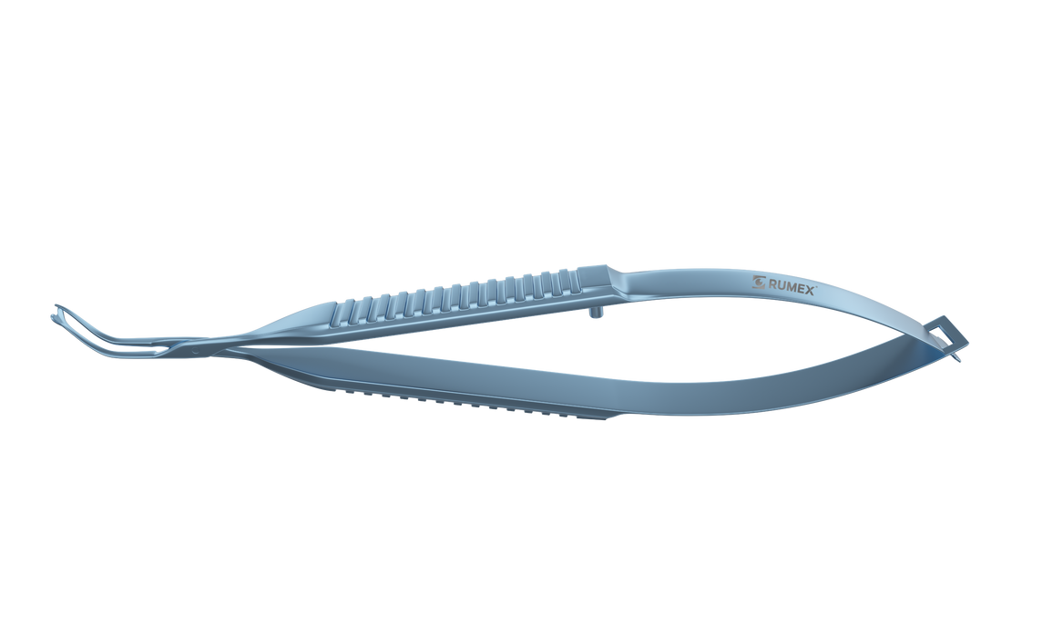 858R 4-260T ARTISAN® Implantation Forceps, Flat Handle, Length 100 mm, Titanium