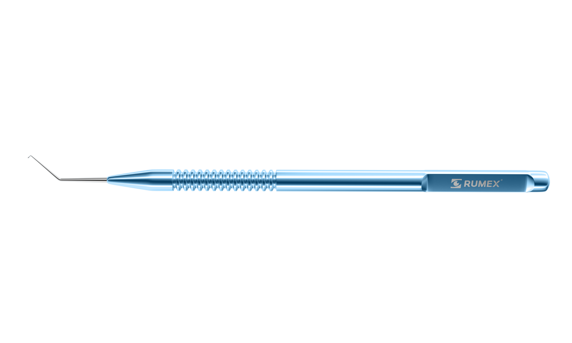 353R 7-097 Micro Finger Chopper, Round Handle, Length 120 mm, Round Titanium Handle