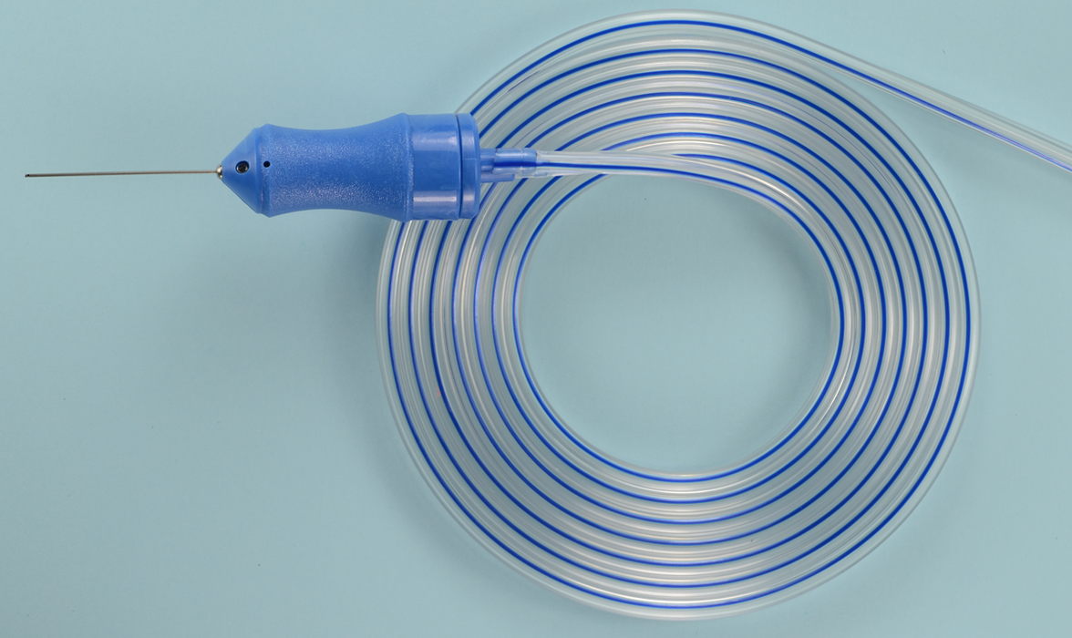 999R RV-25AC Disposable Posterior Vitrectomy cutter, Single Cut, 25 Ga, 6 per box
 Alcon®: Accurus®
 DORC®: Associate®
 Speed: 2000 CPM
 Pressure: 42 PSI