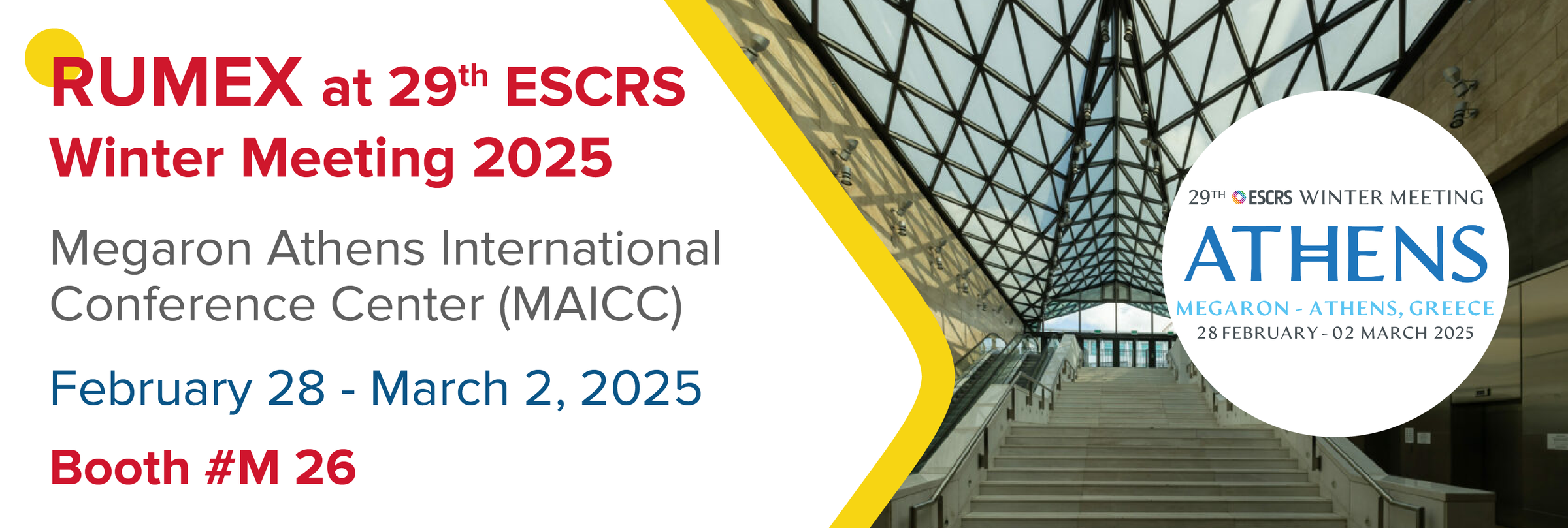 RUMEX titanium and stainless steel instruments for ophthalmic surgery