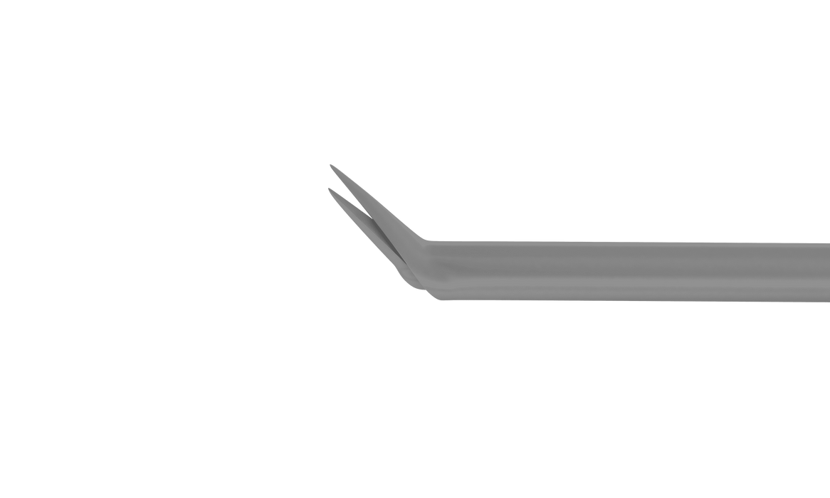 999R 12-206 Horizontal Vitreoretinal Scissors, 55°, Medium 1.70 mm Blades, 20 Ga, Tip Only