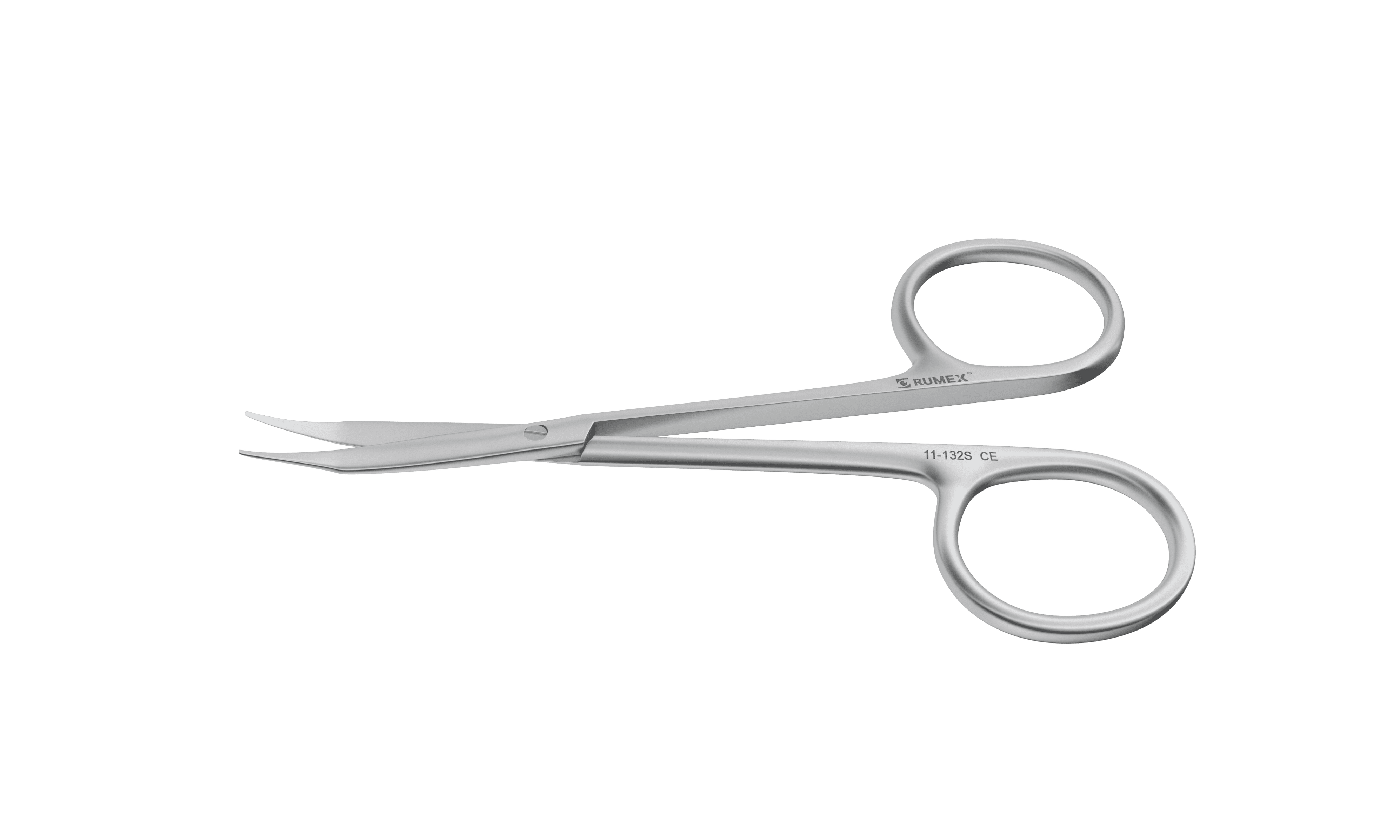 11-132s Stevens Tenotomy Scissors, Curved, Blunt Tips, Length 115 Mm 