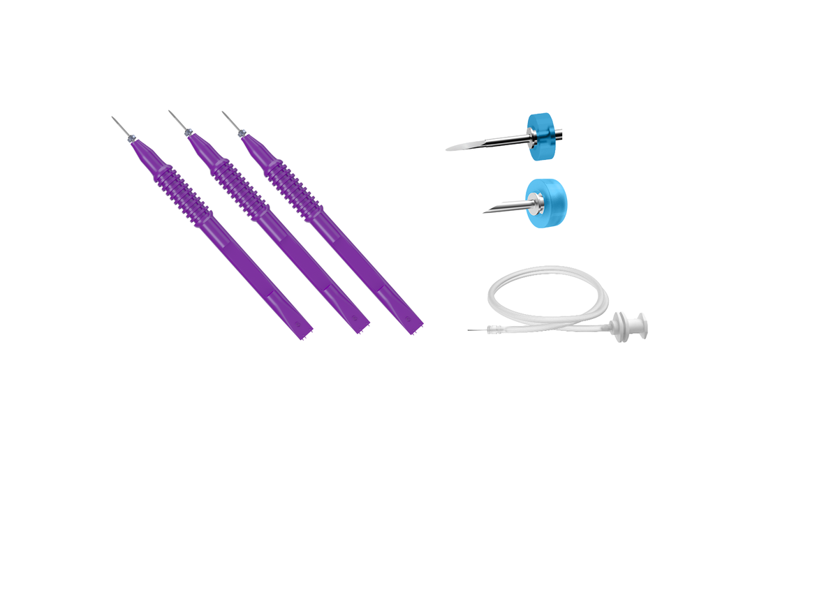 12-5227 Disposable One Step Trocar System, 27 Ga (1 Set of 3 Insert ...