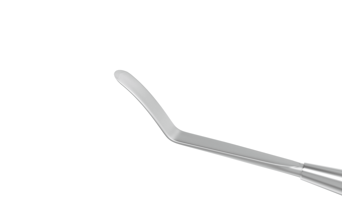 13-138 Corneal Dissector, Curved, Length 127 mm, Round Titanium Handle ...
