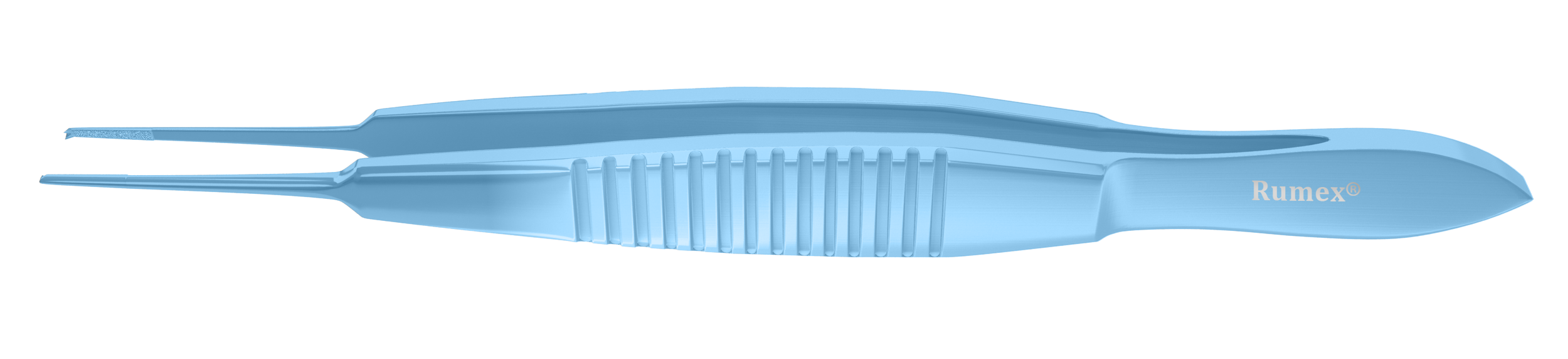 197R 4-0822T Castroviejo Fixation Forceps, 0.50 mm, 1x2 Teeth, without Tying Platform, Length 109 mm, Titanium