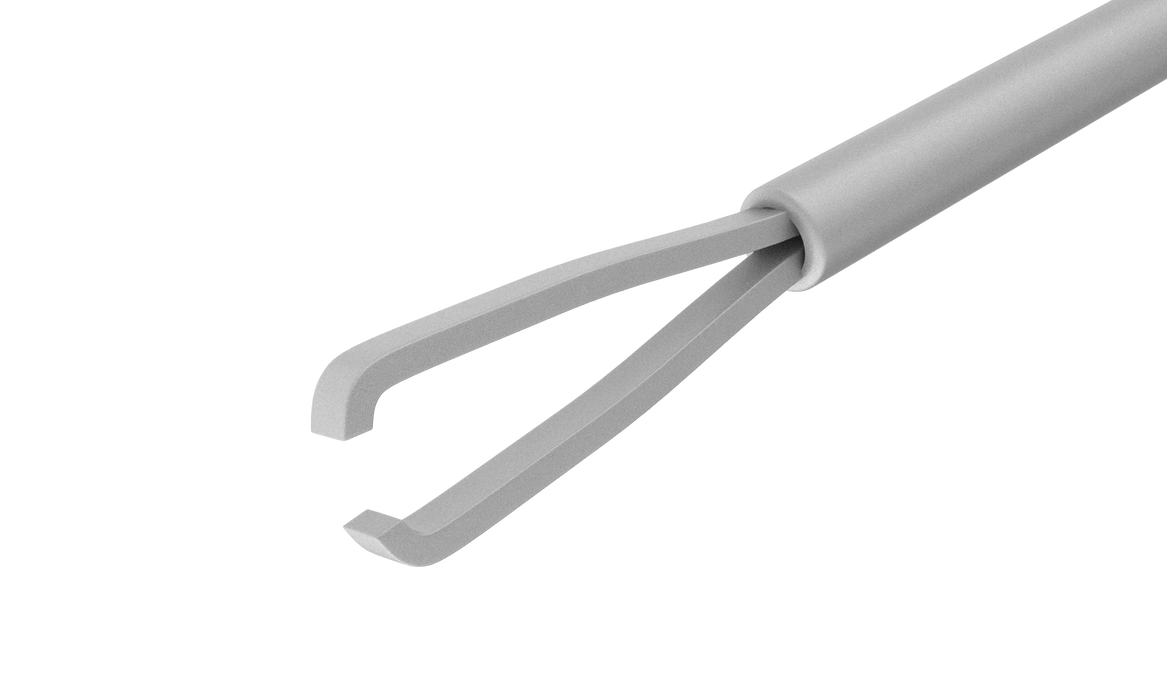 100R 12-4013 End-Grasping Forceps, Expanded Space between Branches, 23 Ga, Tip Only