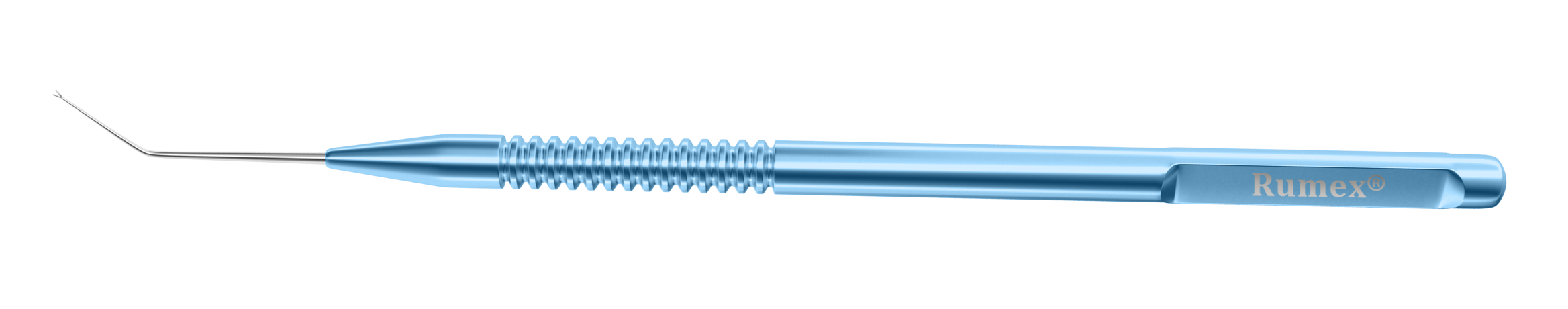 150R 5-034 Bechert Nucleus Rotator, Angled, Y-Shaped Tip, Length 121 mm, Round Titanium Handle
