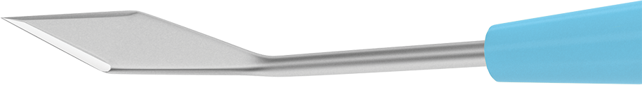 999R SL-26 Disposable Slit Knife, Single Bevel, 2.65 mm, Angled, Safety System, 6 per Box