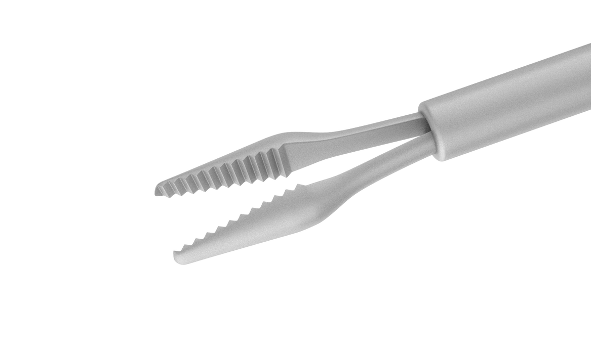 521R 12-304 Gripping Forceps with a "Crocodile" Platform, 20 Ga, Tip Only