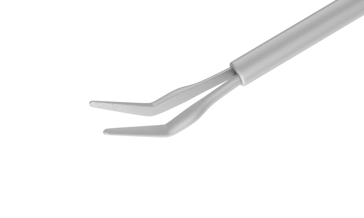 749R 12-303 Angled Vitreoretinal Gripping Forceps, 20 Ga, Tip Only