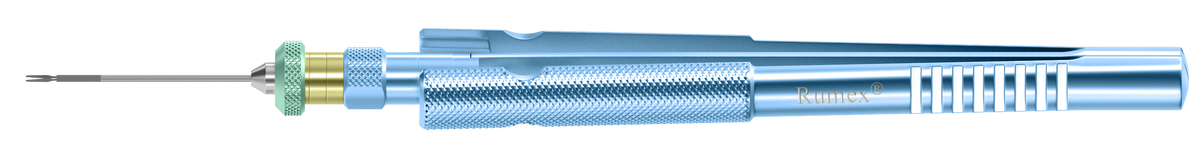 12-410-27 Eckardt End-Gripping Vitreoretinal Forceps, 27 Ga, Tip