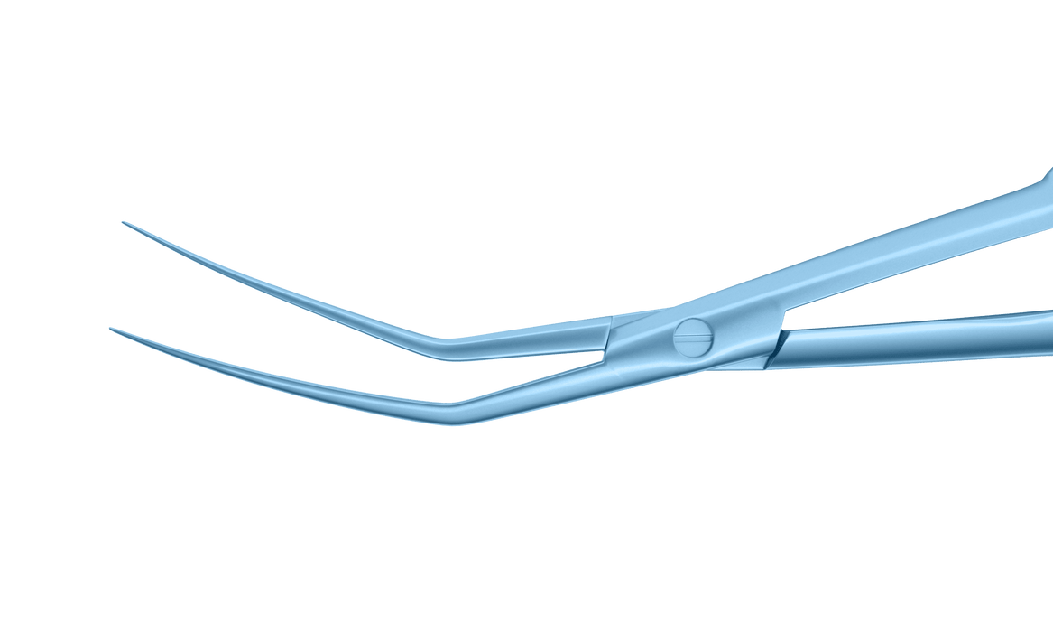 Loading Forceps 4-20111T ICL Cartridge Loading Forceps, Angled 30° Long Jaws, Round ...